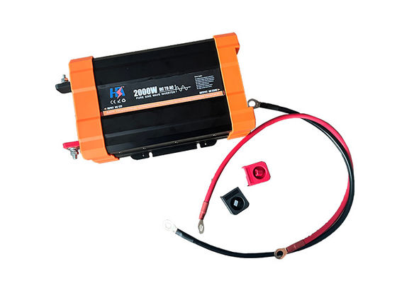 موجة الصينية النقية محول الطاقة المنزلي ذروة 2000w DC 12V AC 230V مع حماية الإفراط في الحمل للعائلة